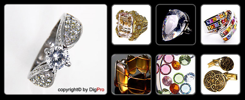 DigPro LED Spotlight for Jewellery Photography Examples